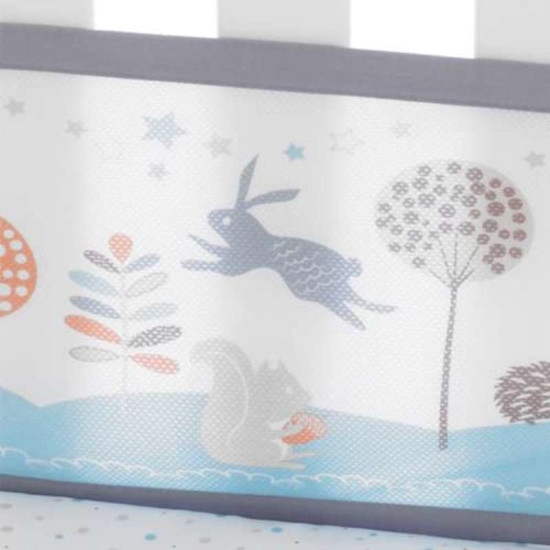 Tour de lit respirant 2 côtés épais