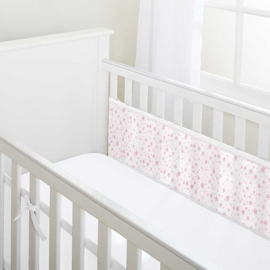 Tour de lit respirant 2 côtés épais