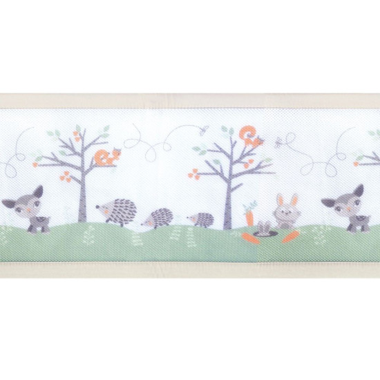 Tour de lit respirant 2 côtés épais