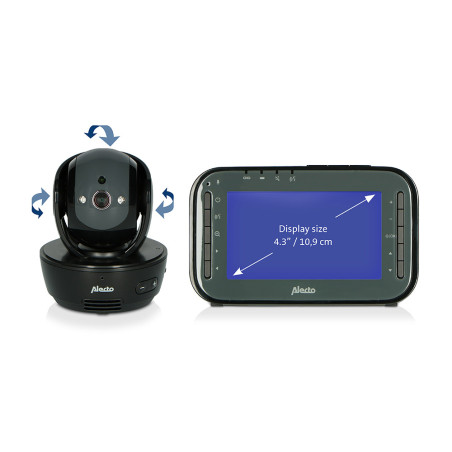 Babyphone video avec caméra rotative - DVM200M - Alecto