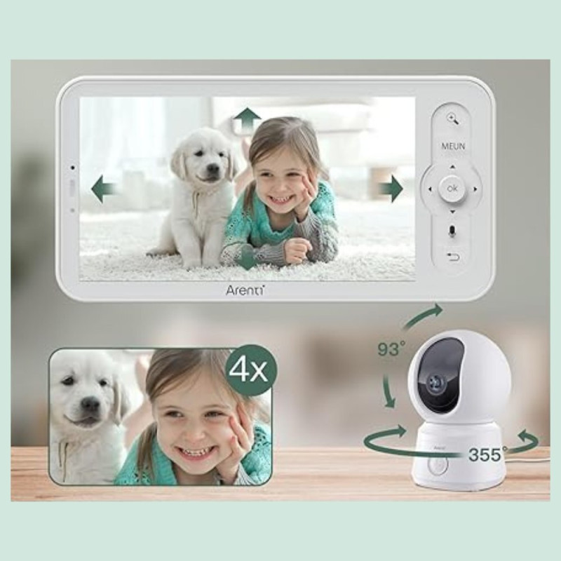 Babyphone caméra connecté ou sans ondes Alnanny Babyphone caméra connecté ou sans ondes Alnanny