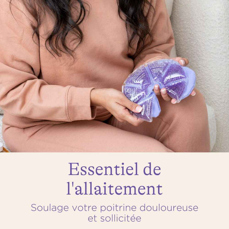 Lot de 2 - Compresses en gel apaisantes chaud-froid Lansinoh
