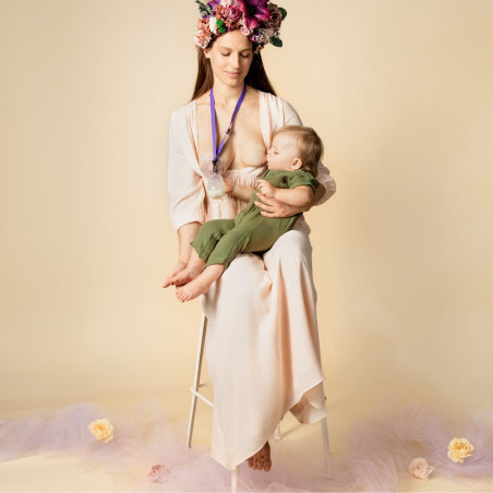 Recueil-lait ou Tire-lait Silicone Lansinoh