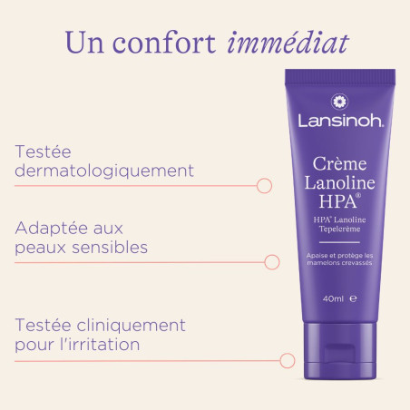 Crème appaisante Lanoline HPA 40ml Lansinoh