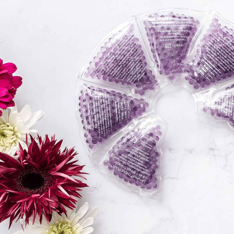 Lot de 2 - Compresses en gel appaisantes chaud-froid Lansinoh