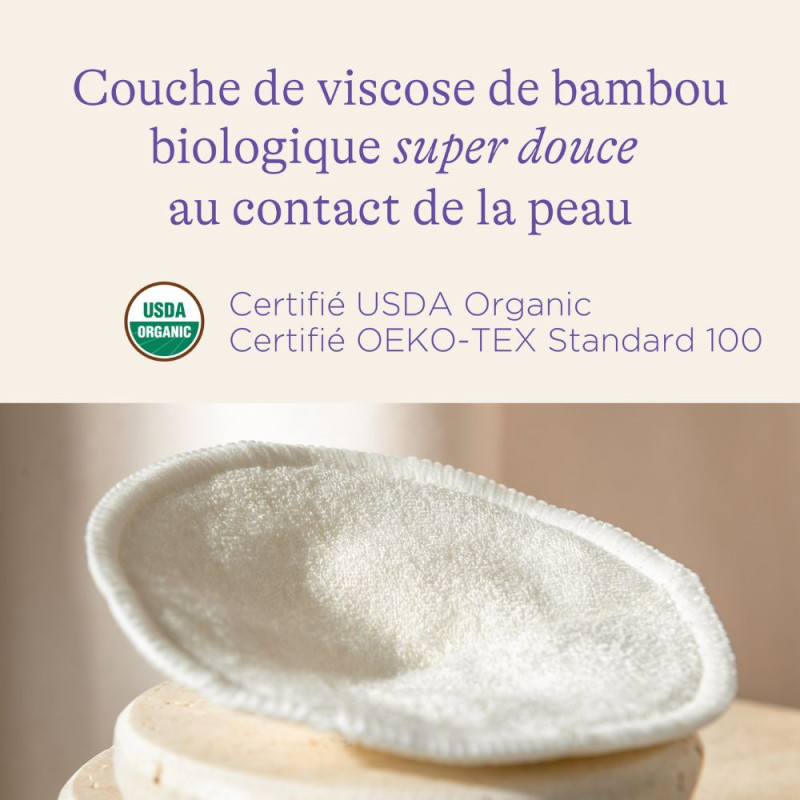 Coussinets d'allaitement lavables x4 Lansinoh