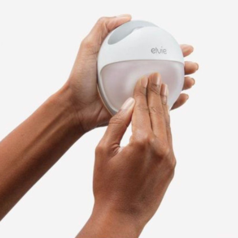 Tire-lait manuel en silicone Elvie Curve