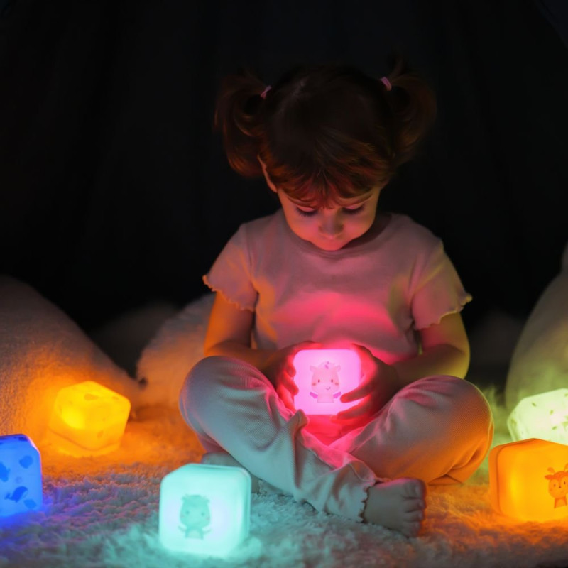 Veilleuse nomade Cube B