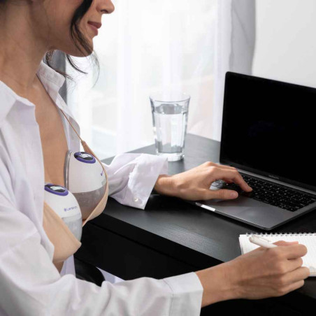 Sacaleches eléctrico manos libres - Lansinoh