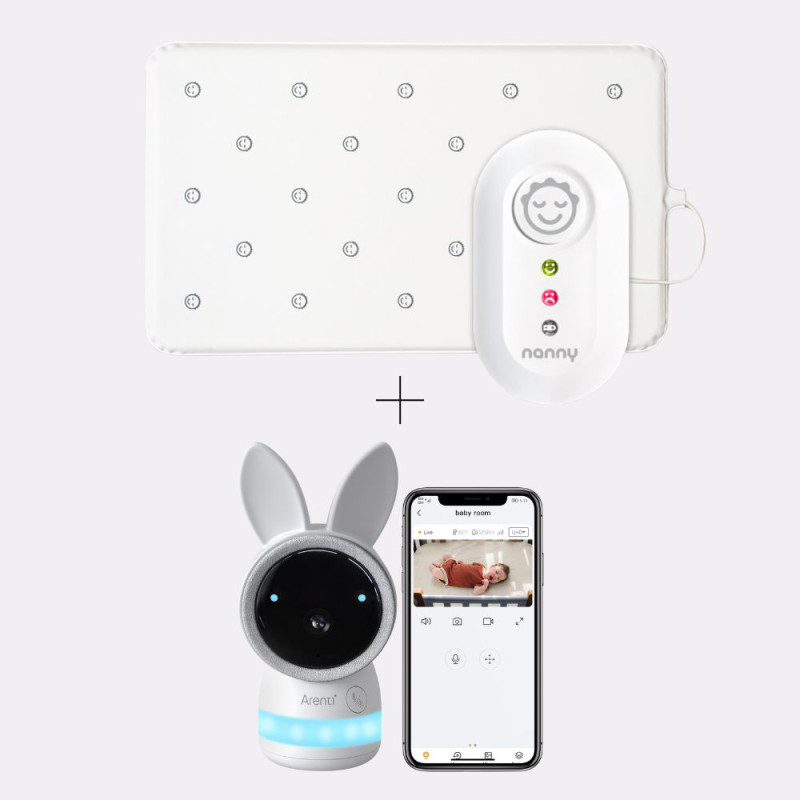 Pack Nanny BM-02 Essentiel & Babyphone lapin connecté Alnanny