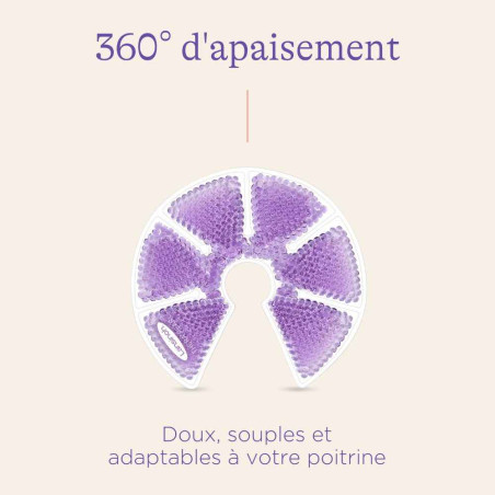 Lot de 2 - Compresses en gel apaisantes chaud-froid Lansinoh