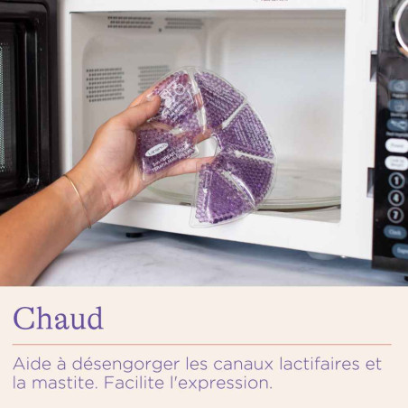 Lot de 2 - Compresses en gel apaisantes chaud-froid Lansinoh