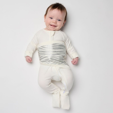 Pyjama bébé avec système de réassurance respiratoire 0-3 mois