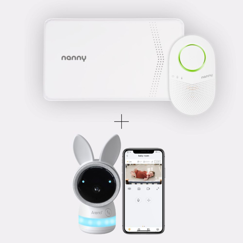 Pack Nanny BM-03 Premium & Babyphone lapin connecté Alnanny