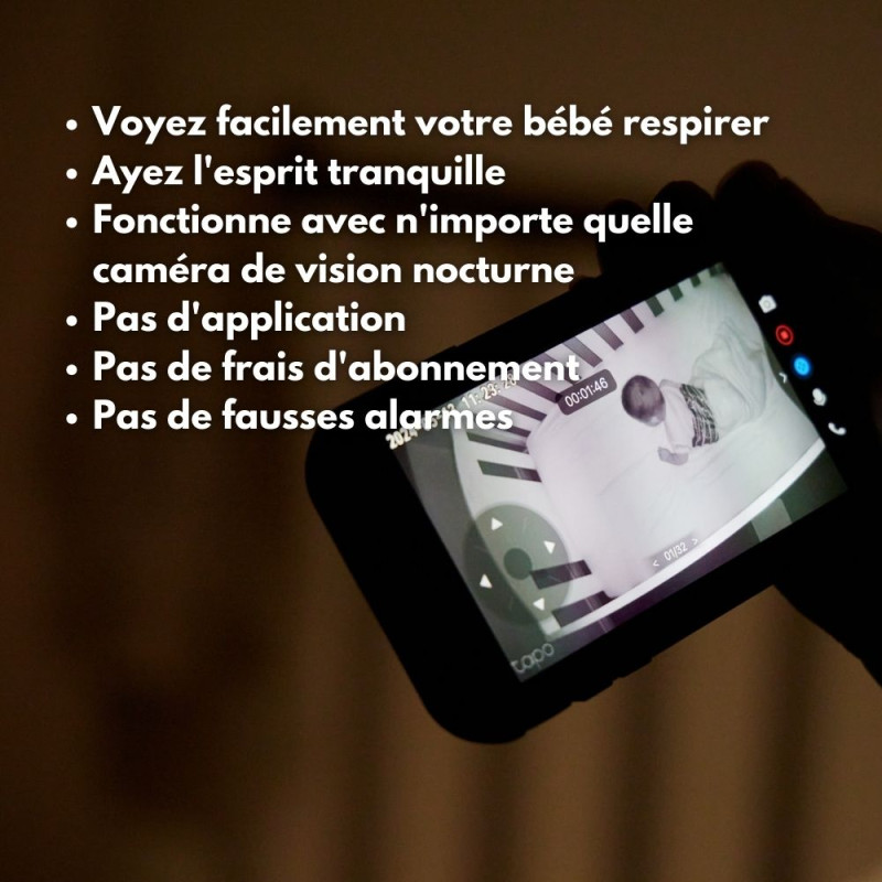 Emmaillotage bébé avec système de réassurance respiratoire 0-3 mois