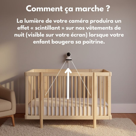 Pyjama bébé avec système de réassurance respiratoire 0-3 mois