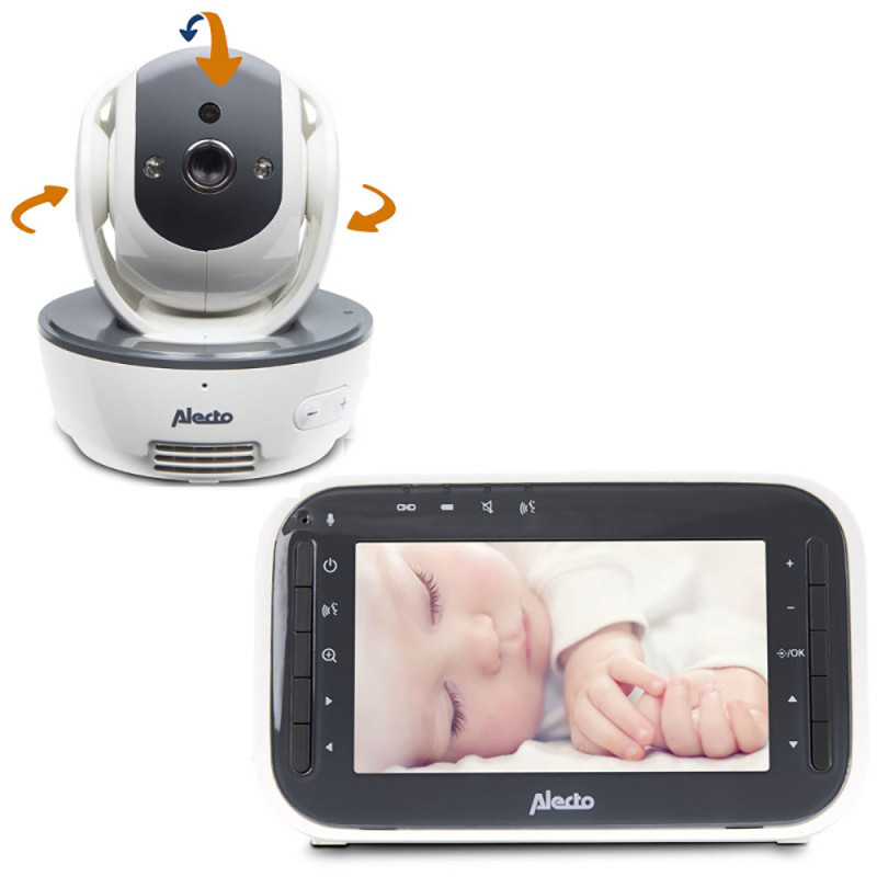 Babyphone video avec caméra motorisée - DVM 200 Blanc