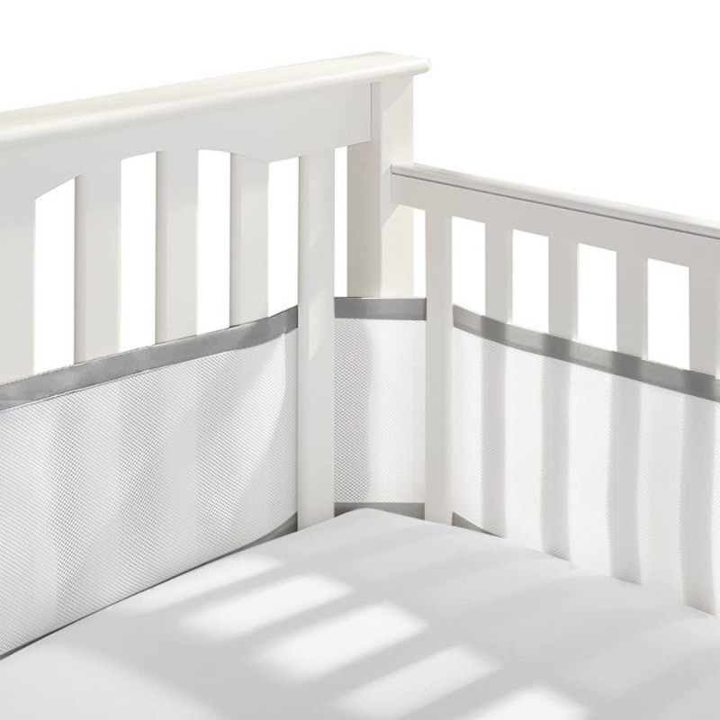 Protector de cuna transpirable de 4 lados