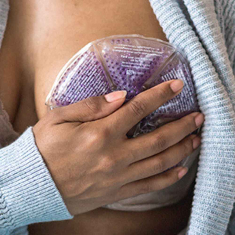 Lote de 2 compresas de gel calientes y frías calmantes Lansinoh