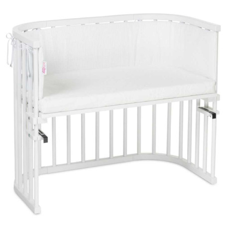 Protector de cuna transpirable Original de 2 lados con diseño de panal