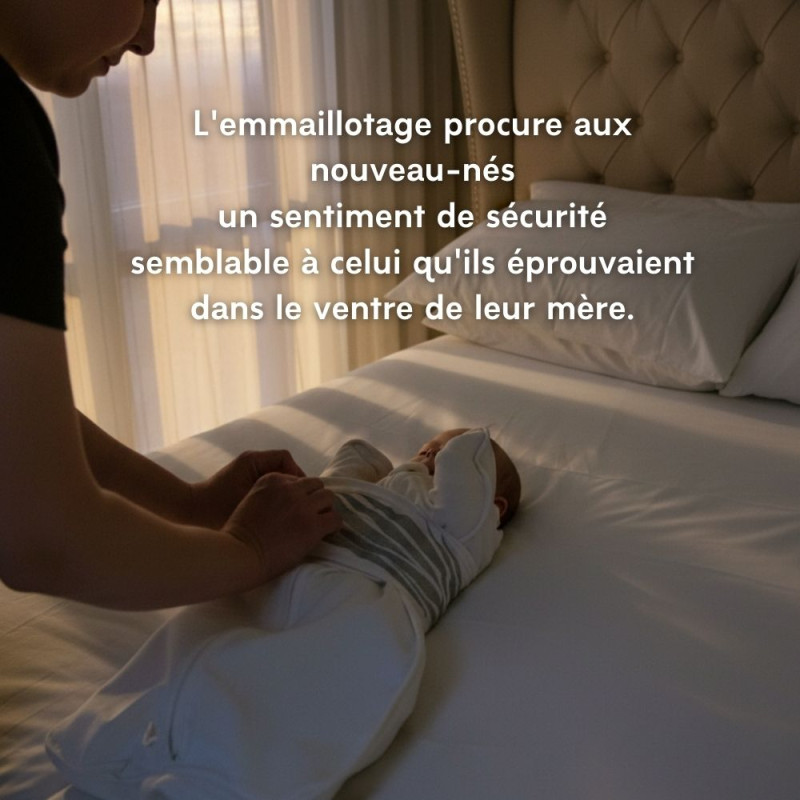 Emmaillotage bébé
