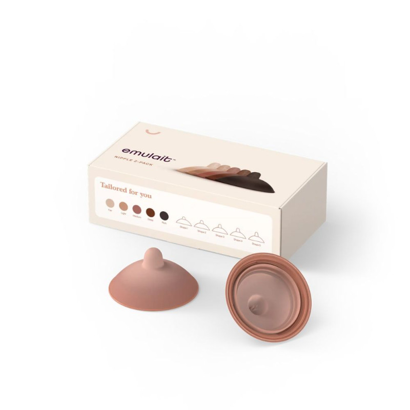 Tétine biberons physiologique - 2 Pack nipples Shape 4 Rich