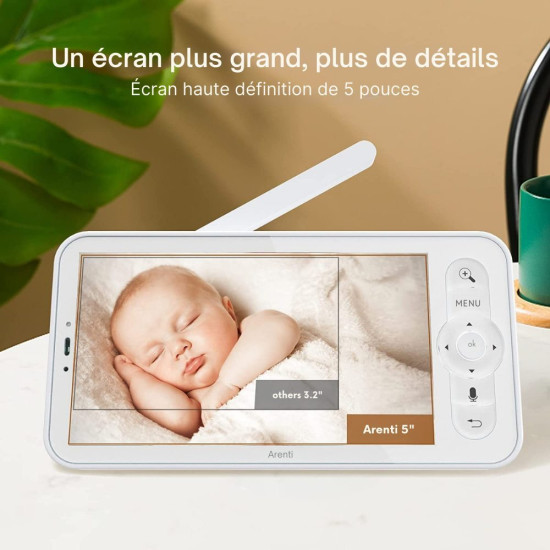 Babyphone caméra connecté ou sans ondes Alnanny Premium (Nanny Care) - Image 5