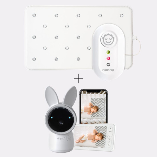Nanny Care - Pack Nanny BM-02 Essentiel & Babyphone caméra Alnanny Premium (avec écran)