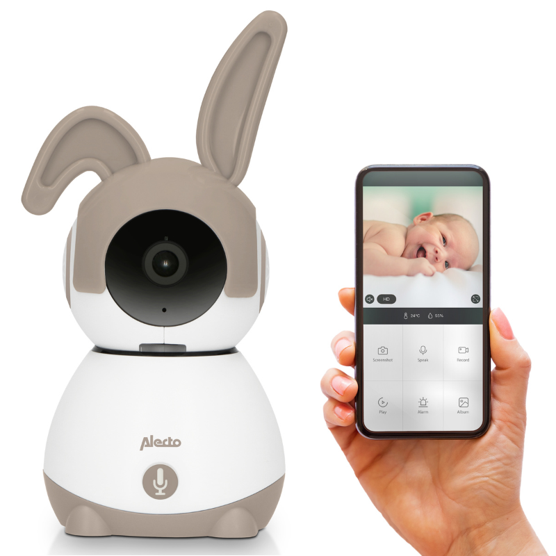 Pack moniteur Nanny BM-03 + babyphone vidéo connecté Lollipop