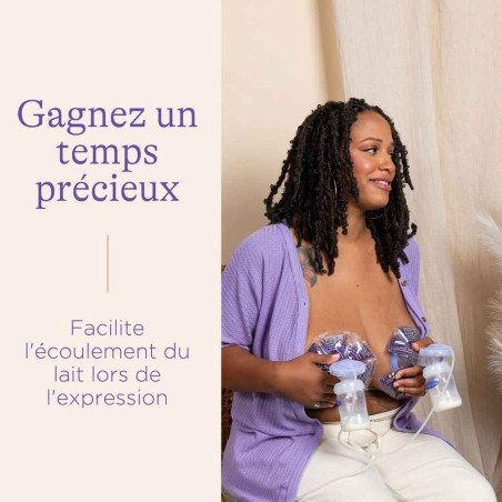 Lot de 2 - Compresses en gel apaisantes chaud-froid Lansinoh