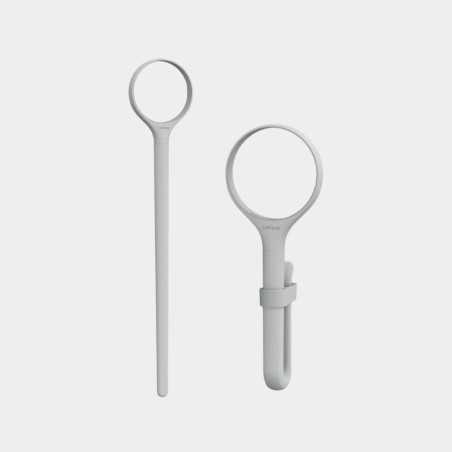 Cámara Lollipop - Vástago 30 cm gris