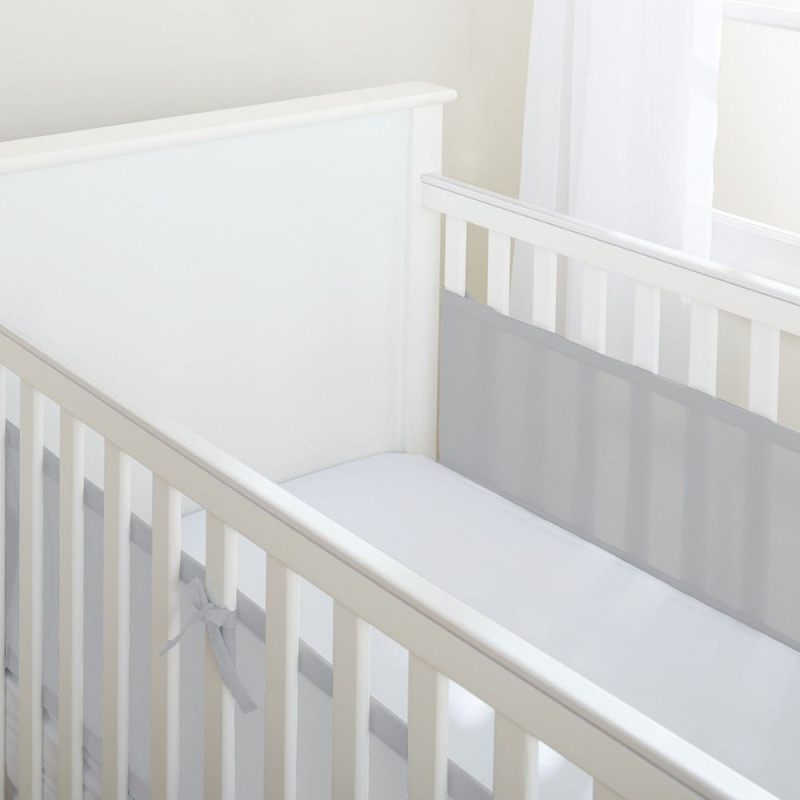 Protector de cuna transpirable de 2 lados