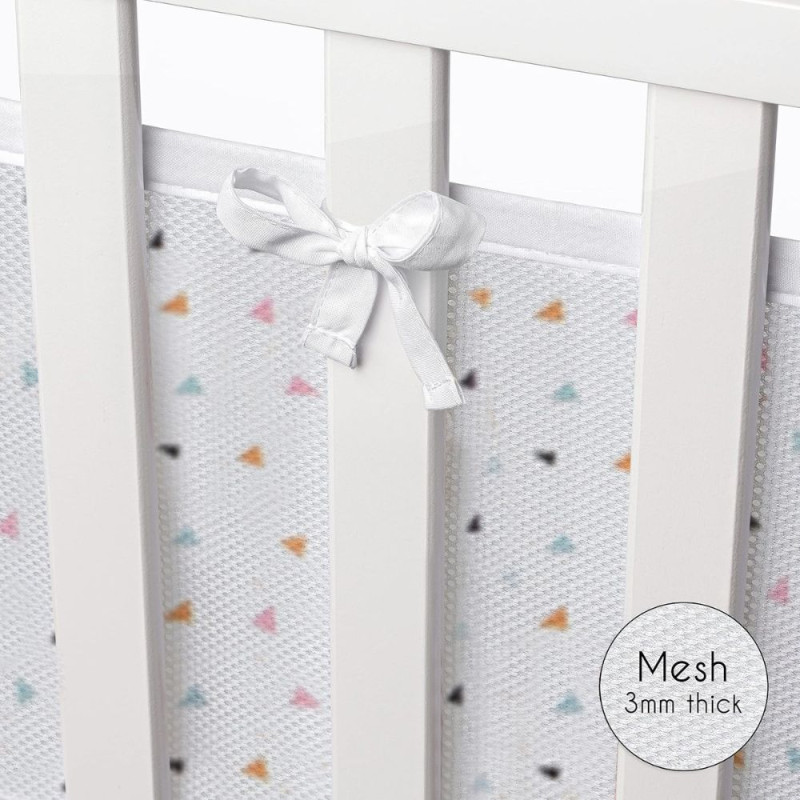 Tour de lit respirant 4 côtés