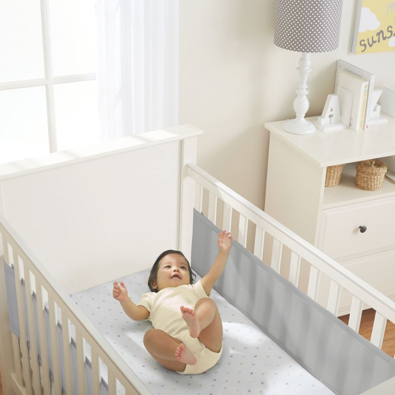 Protector de cuna transpirable de 2 lados