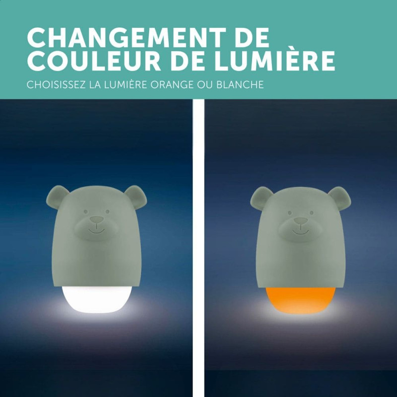 Benny - la luz nocturna para bebés con enchufe o nomada