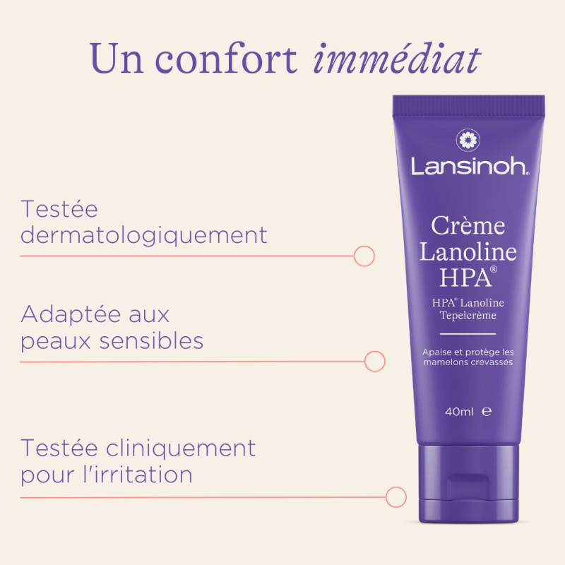 Crème apaisante Lanoline HPA - Lansinoh