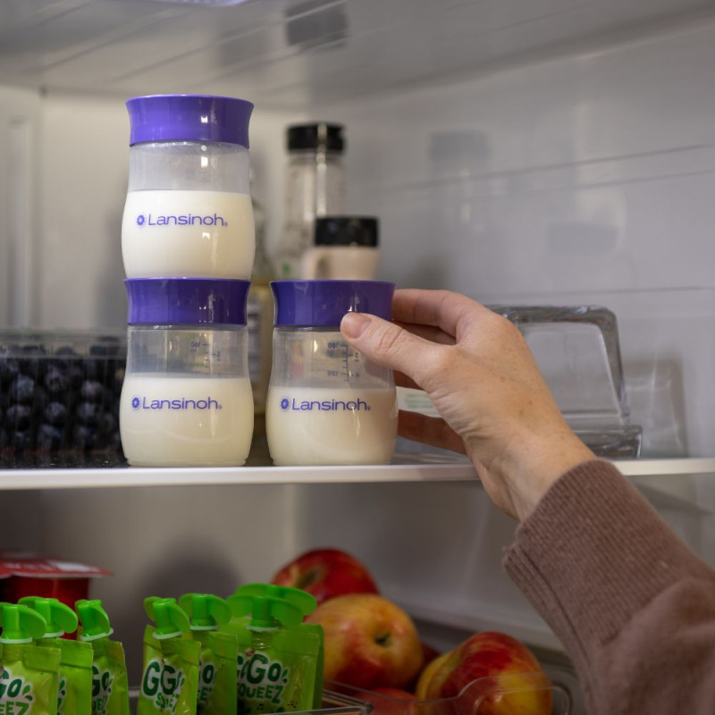 Botes para conservar leche materna 4x160 ml