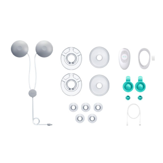 Tire-lait électrique mains libres qualité hospitalière - Elvie Stride 2 Double (Nanny Care) - Image 4