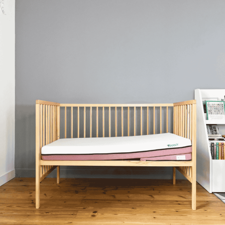 Matelas Sourire Rose + Plan Incliné 60x120cm