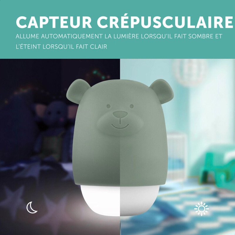 Benny - la luz nocturna para bebés con enchufe o nomada