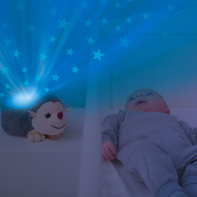 Proyector de estrellas para bebés, luminoso y musical
