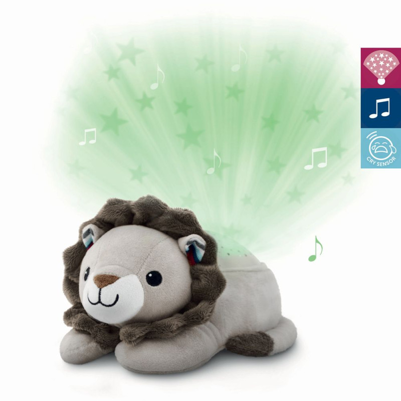 Proyector de estrellas para bebés, luminoso y musical