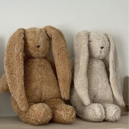 Moonie - Peluche veilleuse musicale et lumineuse nature bio lapin