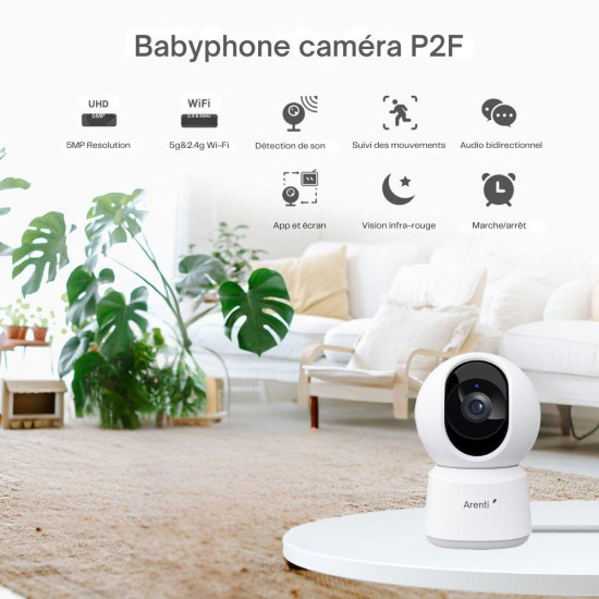 Babyphone caméra Wi-Fi Serenity (Nanny Care) - Image 2