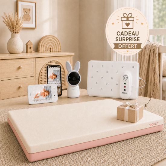 Pack Nanny BM-02 + Matelas Tiny + Babyphone Alnanny Premium