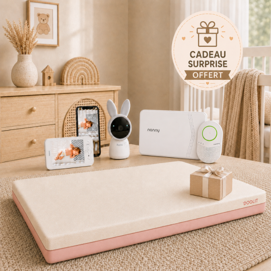 Pack Nanny BM-03 Premium & Matelas Tiny & Babyphone Alnanny Premium