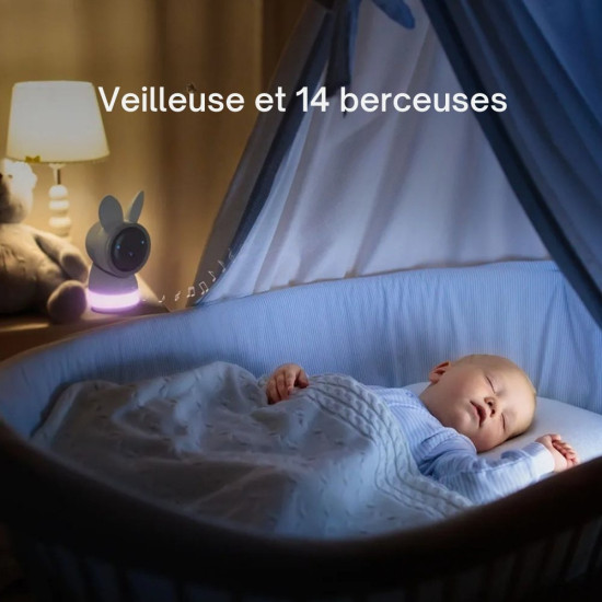 Babyphone caméra connecté ou sans ondes Alnanny Premium (Nanny Care) - Image 7