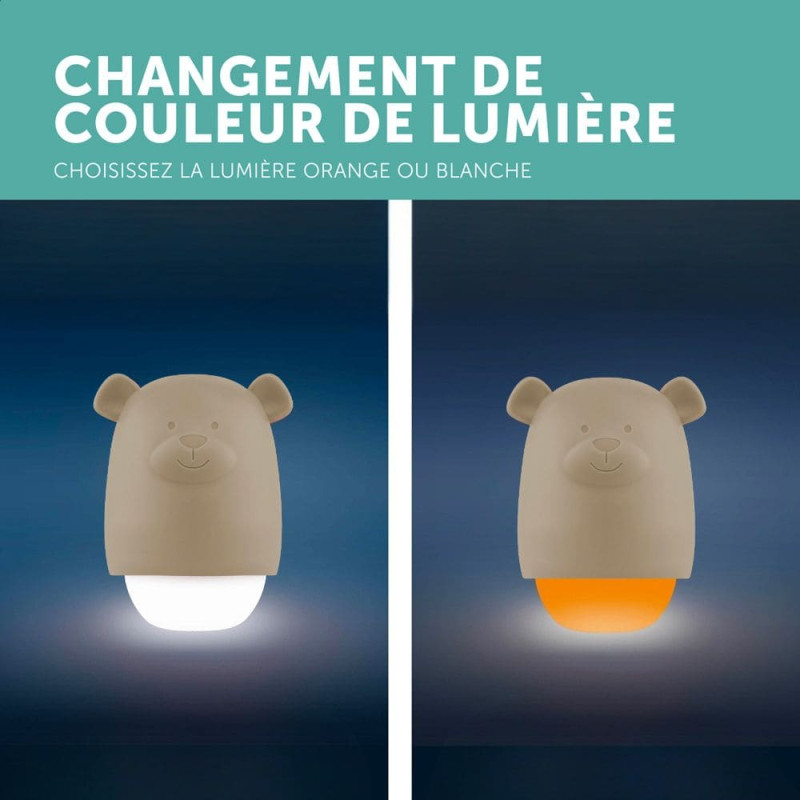 Benny - la luz nocturna para bebés con enchufe o nomada