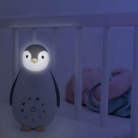 Zoë – Veilleuse bébé musicale rechargeable avec enceinte Bluetooth