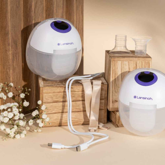 Tire-lait mains libres électrique - Lansinoh Double (Nanny Care) - Image 4